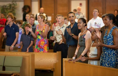 obama church