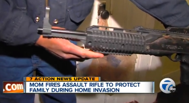 detroit mother fires gun at home intruders
