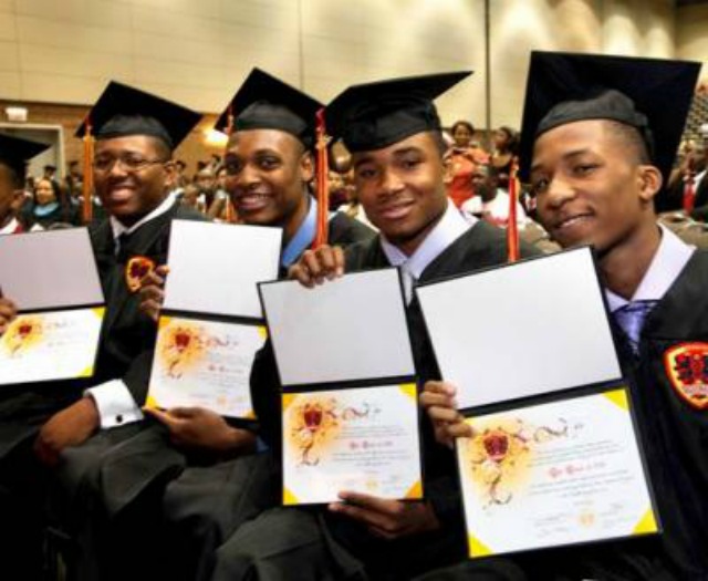 black male high school graduation rate