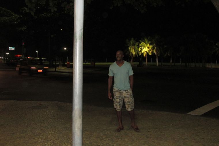 Casey Frost on Copacabana Beach