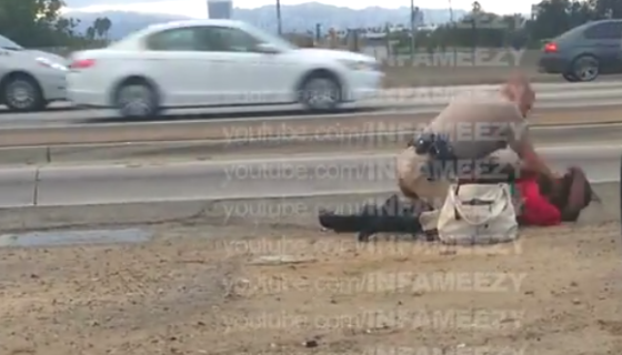Chp Officer Recorded Viciously Punching Woman On Side Of Road Newsone