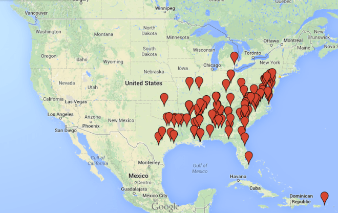 Map Of Hbcu Colleges Mapping All 105 Historically Black Colleges And Universities | Wol-Am 1450  Am & 95.9 Fm