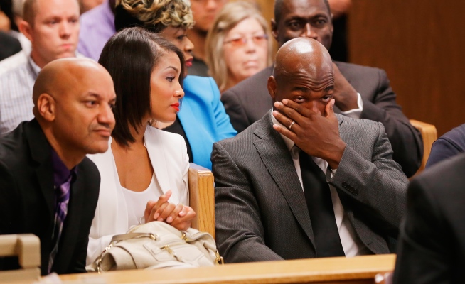 Adrian Peterson in Court
