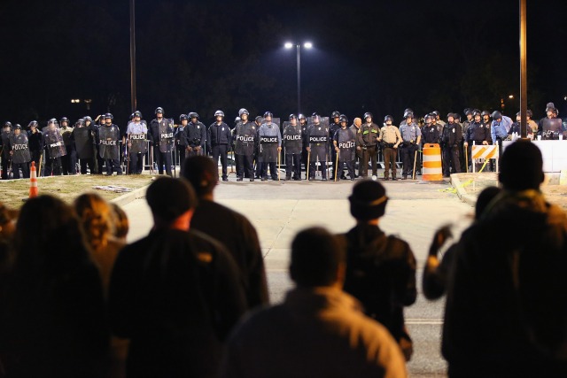 National Day of Protest, October 22, 2014 in Ferguson, Missouri.