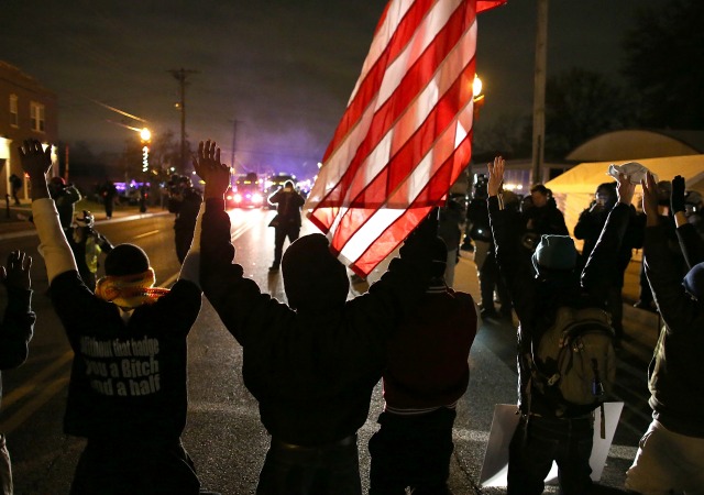 <> on November 24, 2014 in Ferguson, Missouri.