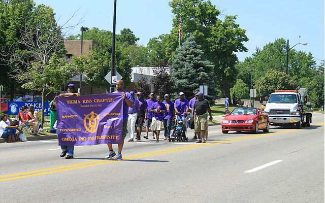 black fraternities in protest movement