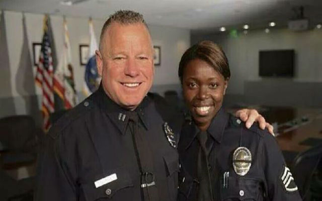 LAPD Interracial Couple Attend SOTU
