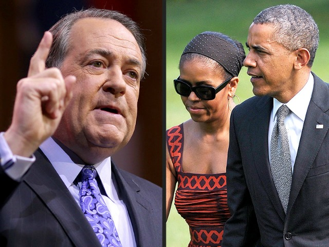 mike huckabee rips obamas for letting children listen to beyonce