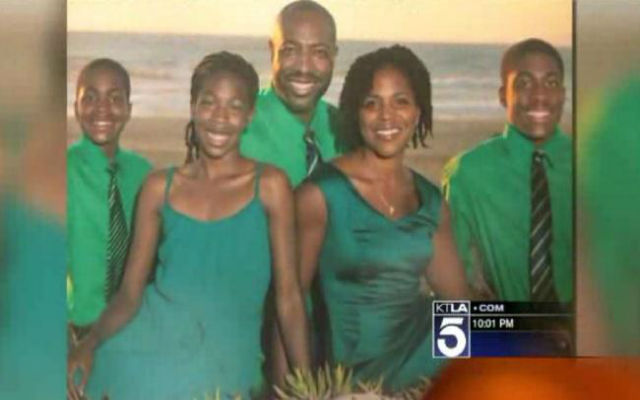 Members of a Black family in Manhattan Beach, Calif., are calling for a hate crime investigation after their home was recently fire bombed. (KTLA 5 Screenshot)