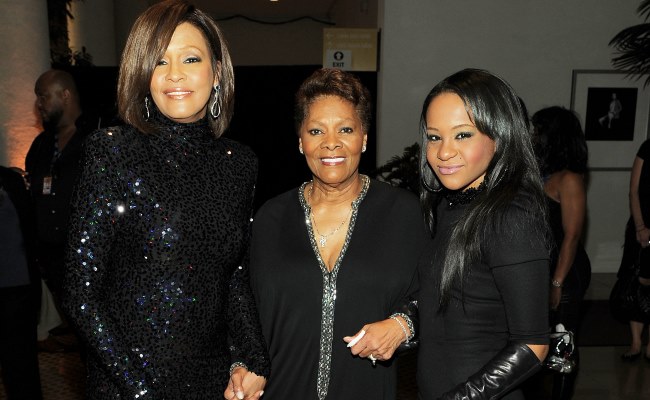 With Mother and Cousin Dionne Warwick in 2011