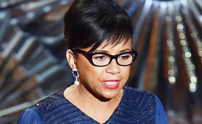 Cheryl Boone Isaacs, onstage during the 87th Annual Academy Awards at Dolby Theatre on February 22, 2015 in Hollywood, California. (Getty Images)