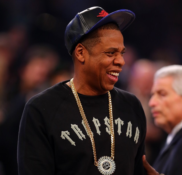 Jay-Z attends the 2015 NBA All-Star Game at Madison Square Garden on February 15, 2015 in New York City. (Elsa/Getty Images)