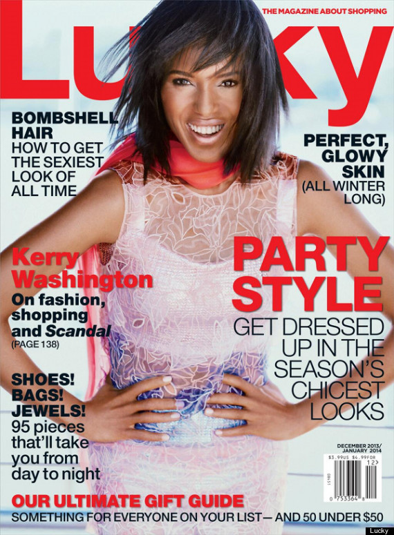 Kerry Washington Lucky Cover 