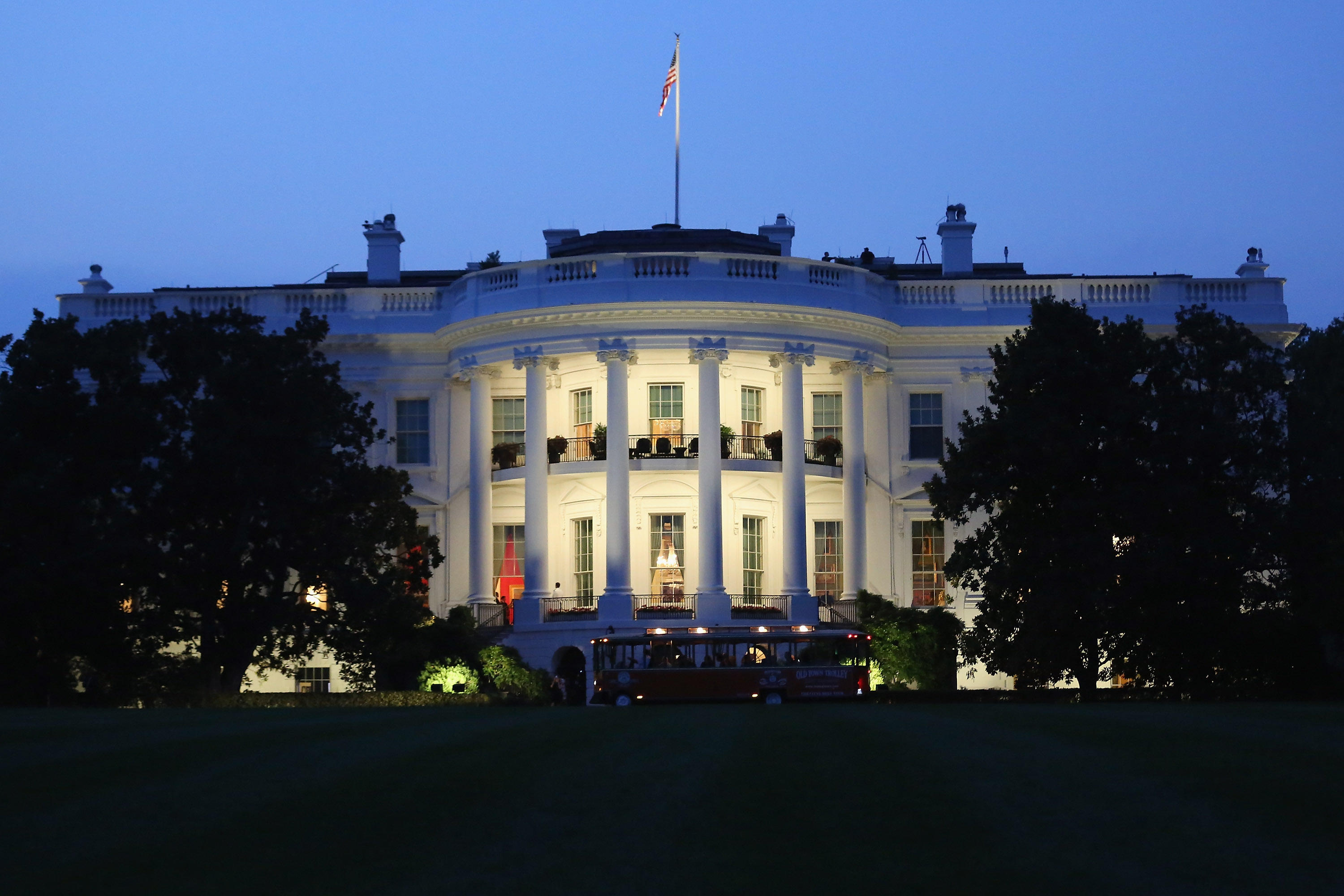 White House At Night