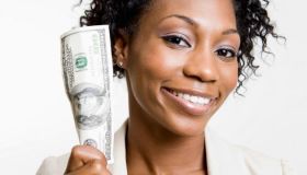 Black Woman With Money