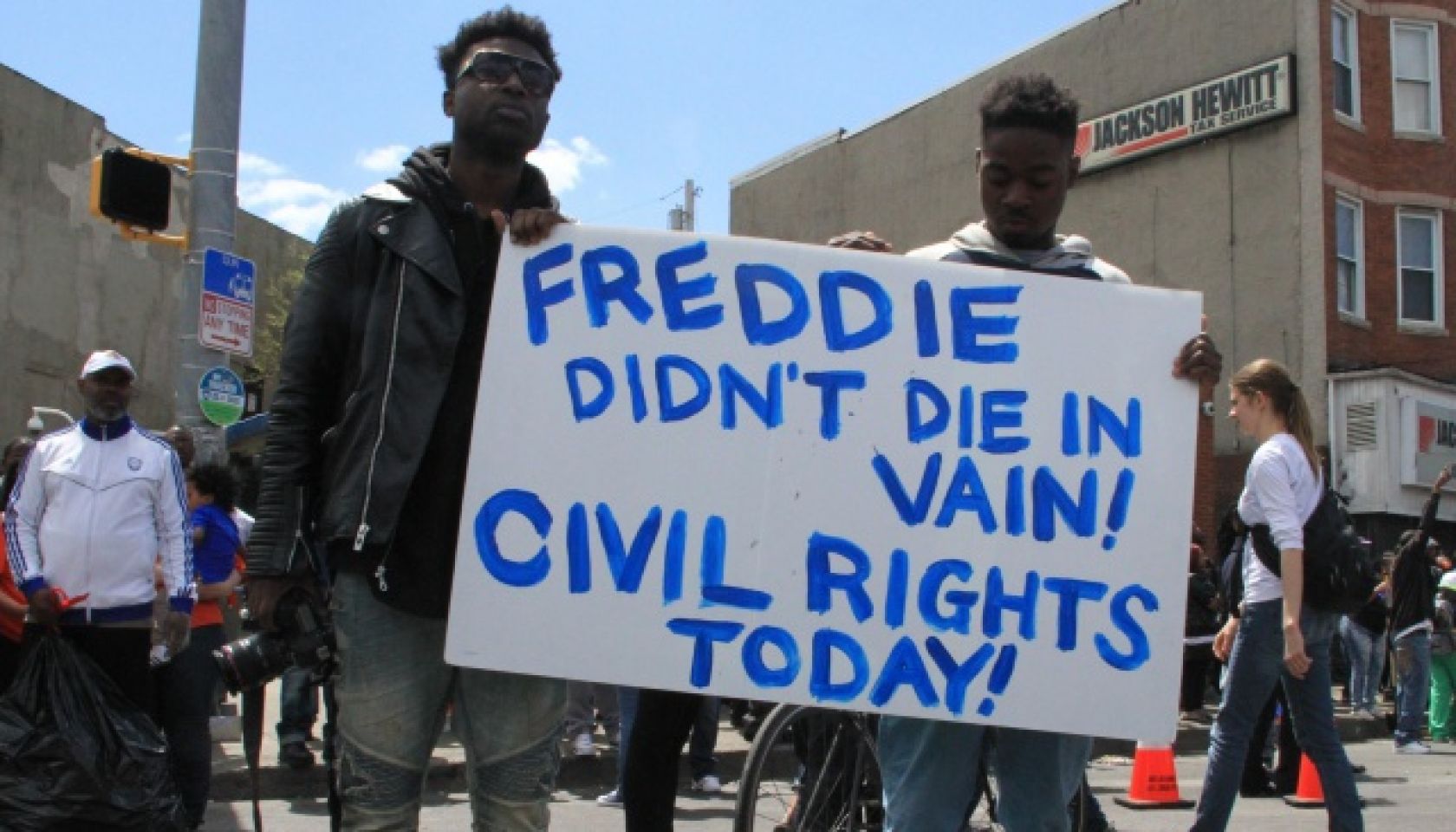 Protests in Baltimore over Freddie Gray
