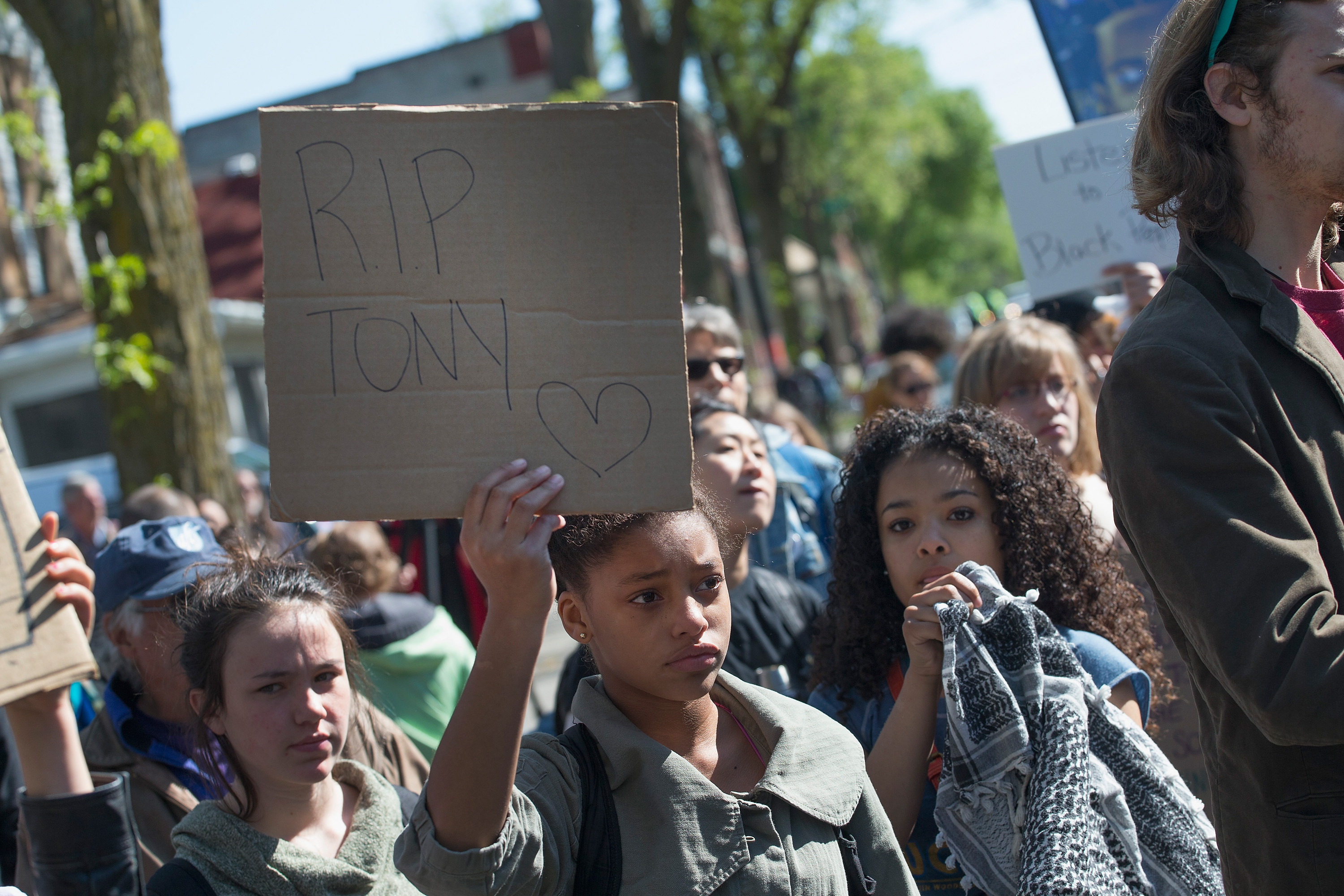 Tony Robinson protest