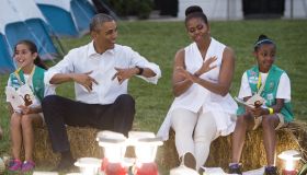 President, First Lady Host Girls Scouts At First-Ever White House Campout