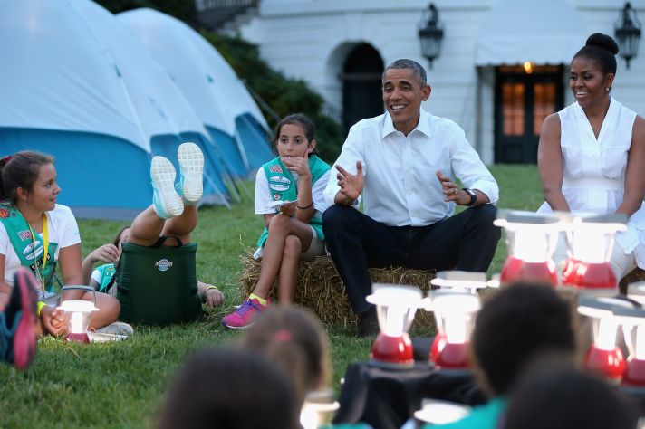 President, First Lady Host Girls Scouts At First-Ever White House Campout : News Photo View similar imagesMore from this photographerDownload comp President, First Lady Host Girls Scouts At First-Ever White House Campout