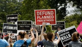 Rally Held In Support Of Cutting Planned Parenthood Funding - DC