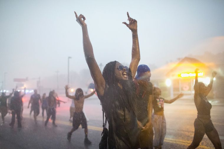 2015: A year later, protesters say they too were hit with tear gas while protesting in the streets.