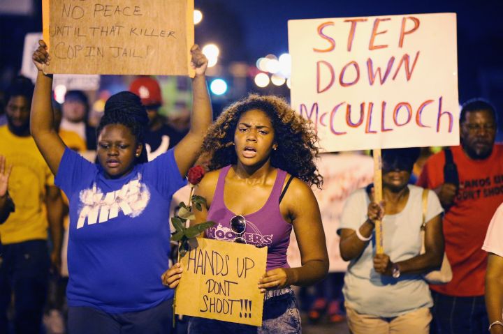 2014: After the shooting of Mike Brown and the death of Eric Garner, unrest continued to rise in Ferguson. After it was determined that Darren Wilson would not be indicted in the fatal shooting of the teen, protesters took to the streets.