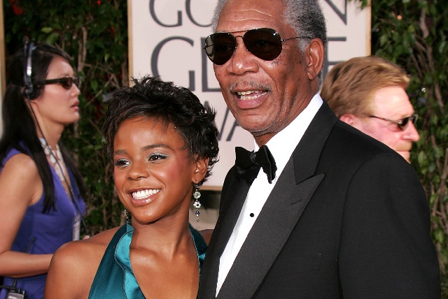 Morgan Freeman and E'Dina Hines