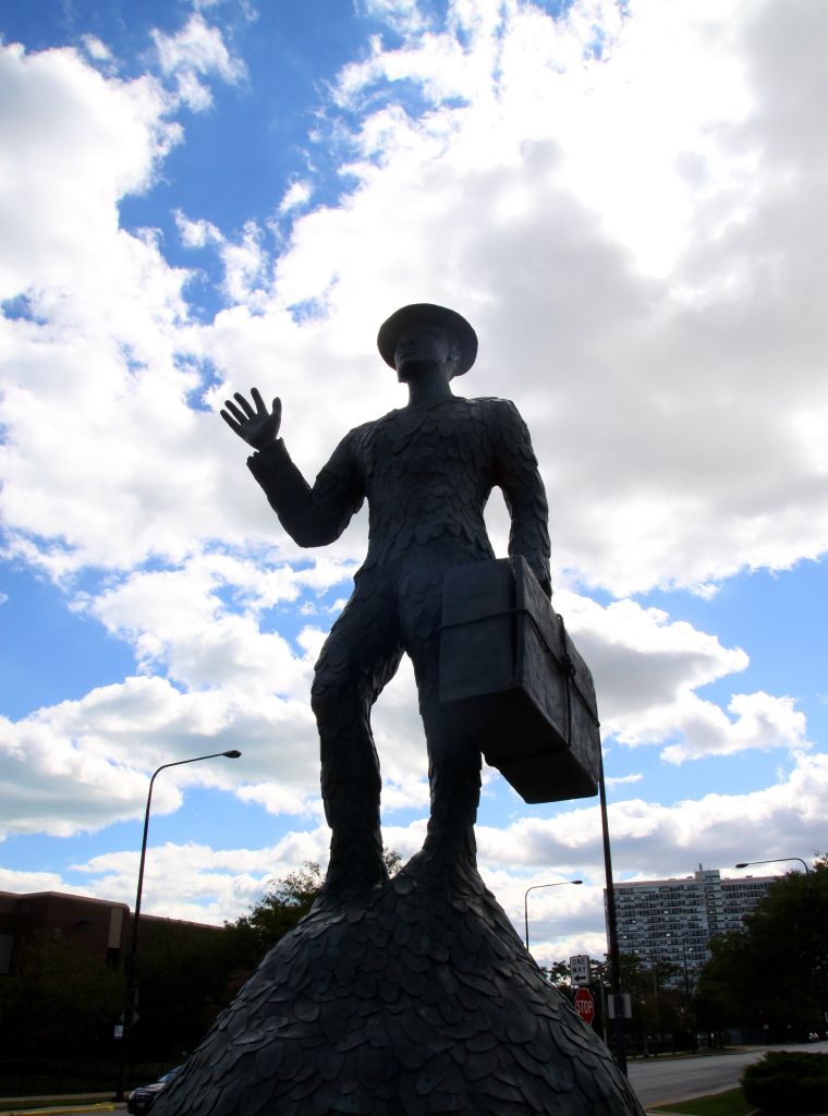 The Great Migration Statue in Chicago