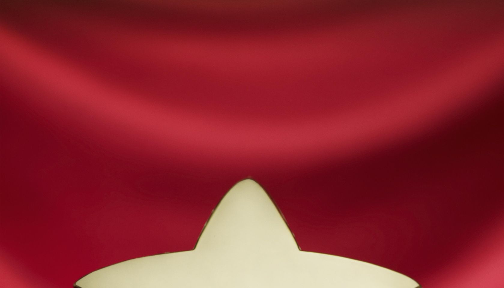 close up of gold star trophy