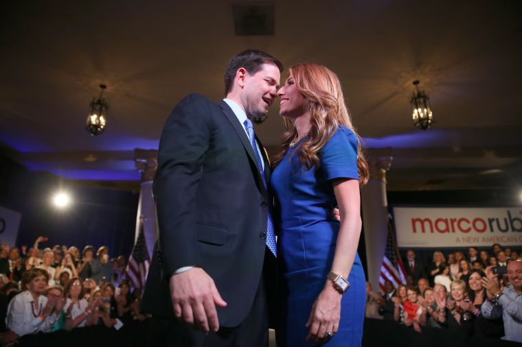 Marco Rubio & Jeanette Dousdebes