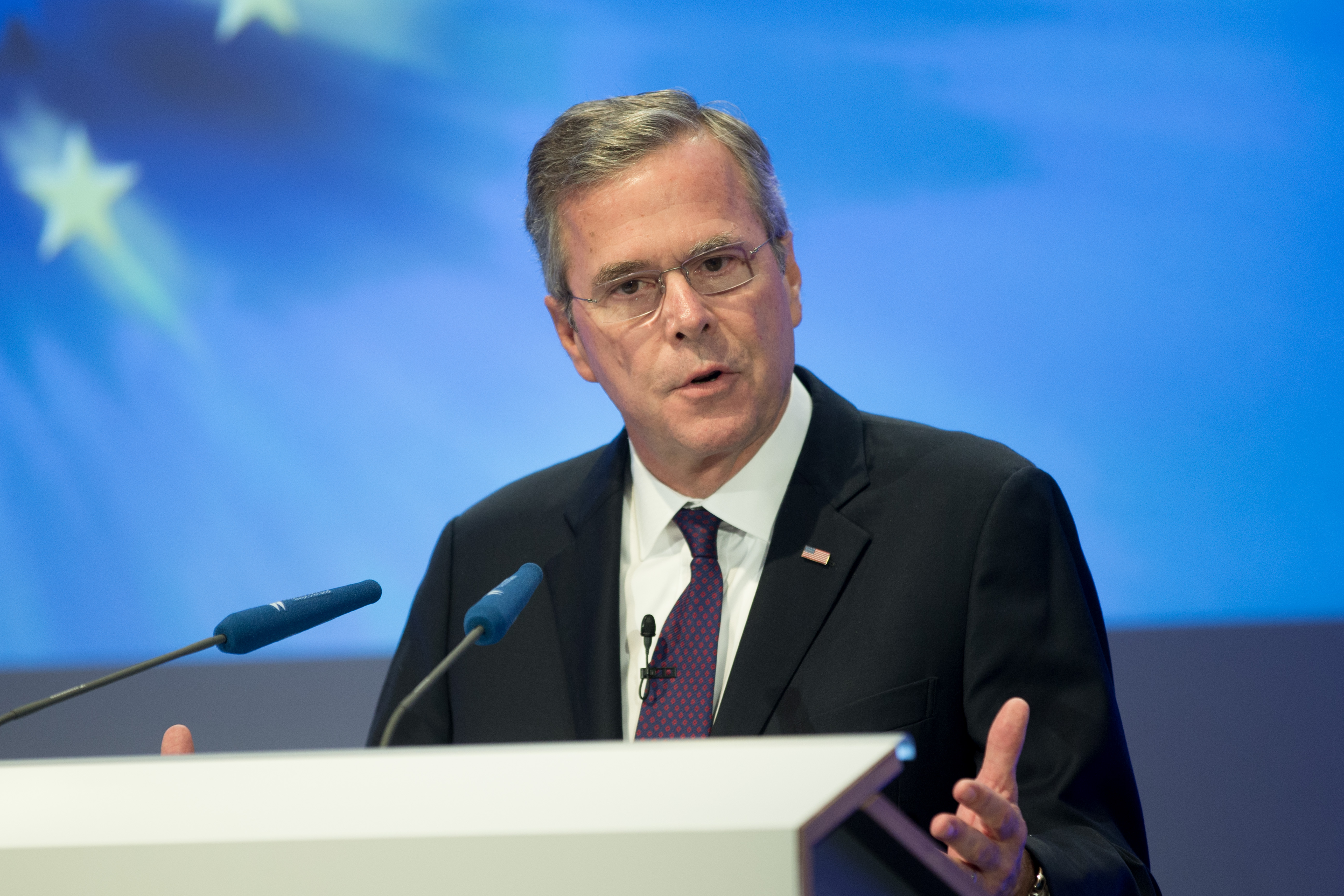 Jeb Bush Speaks At CDU Economics Conference