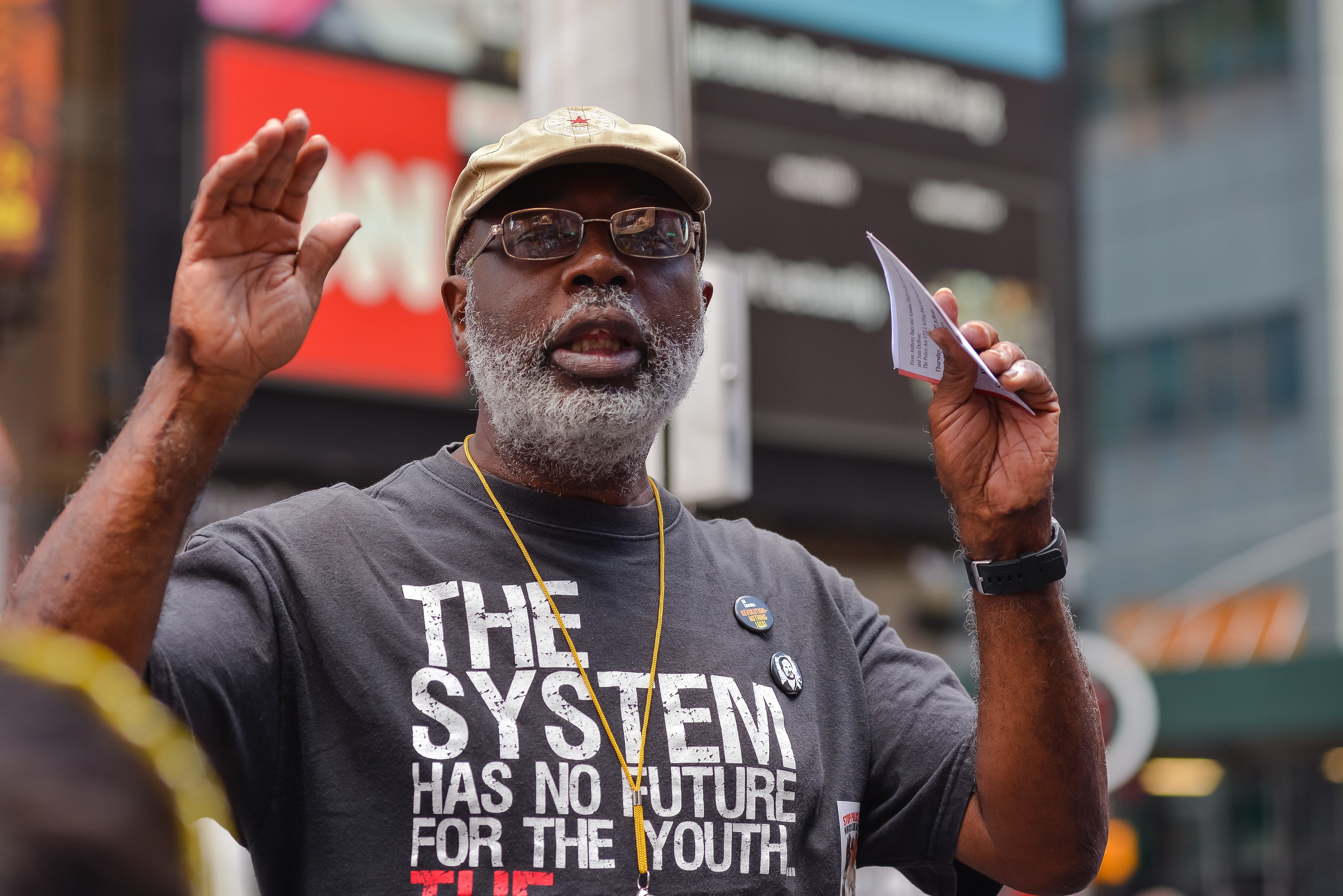 Carl Dix, co-founder of the Stop Mass Incarceration Network...