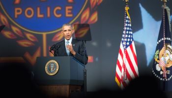 President Obama Addresses Int'l Association Of Chiefs Of Police Law Enforcement Conf.