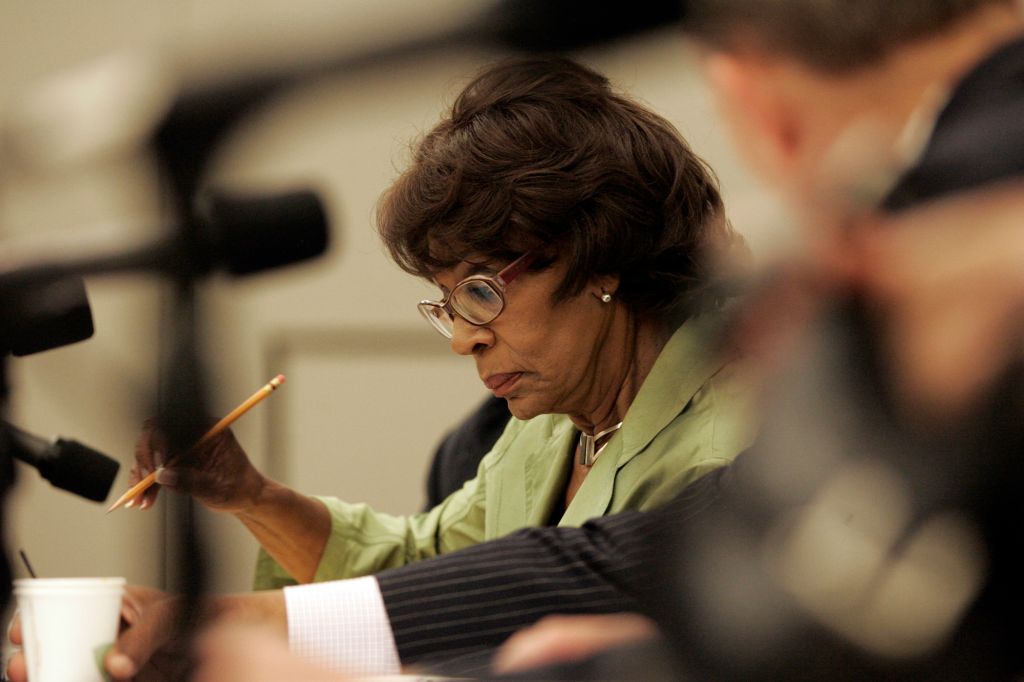 Maxine Waters at a house Judiciary Hearing about the proposed combination of Comcast and NBCUniver