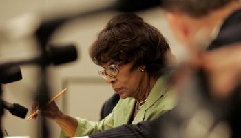 Maxine Waters at a house Judiciary Hearing about the proposed combination of Comcast and NBCUniver