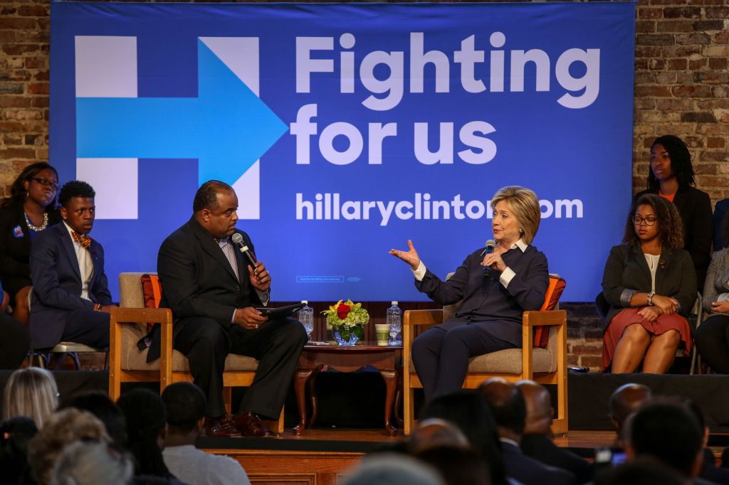 Hillary Clinton Town Hall Moderated By Roland Martin
