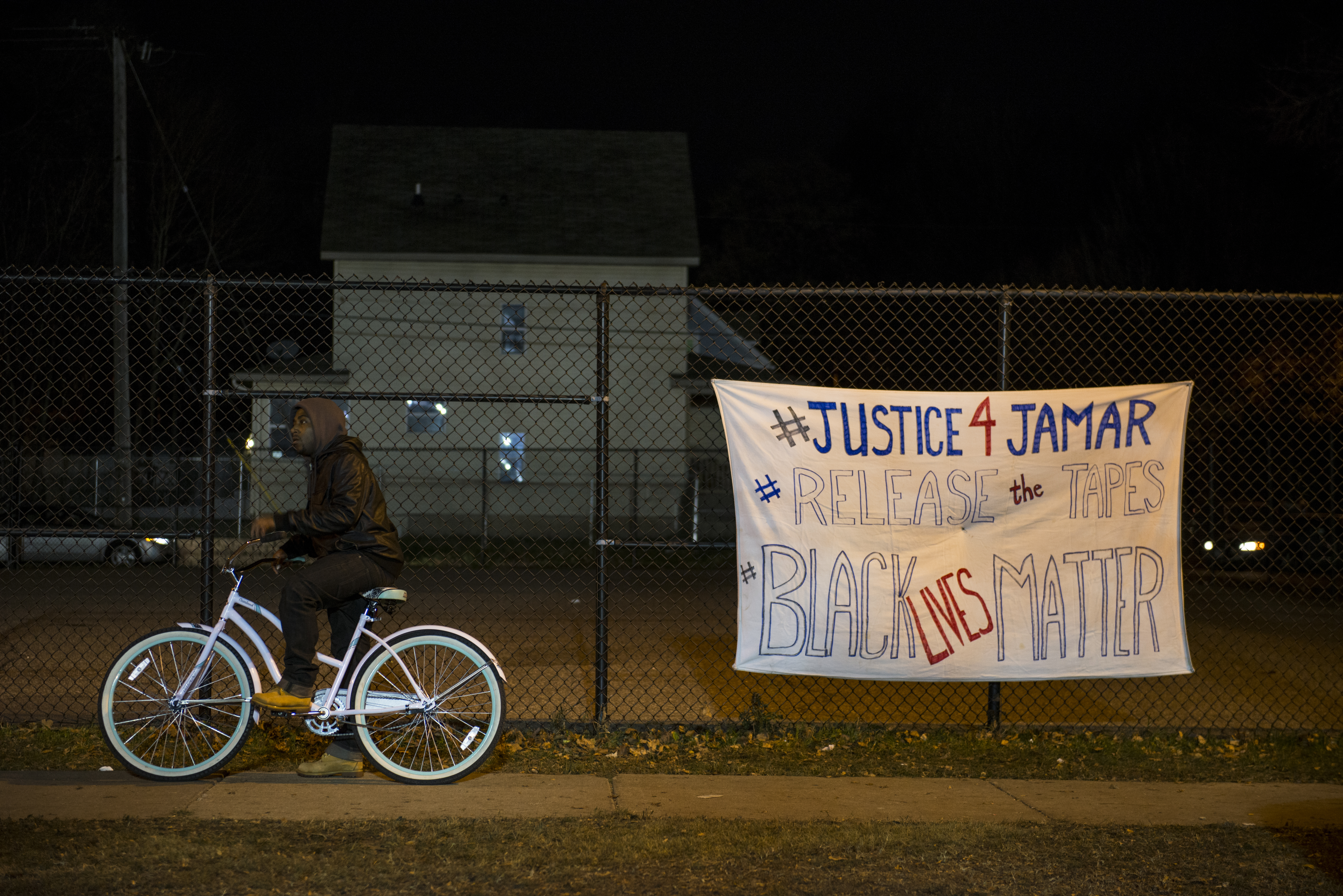 Black Lives Matter Activists Group Continues To Protest Police Shooting Of Jamar Clark