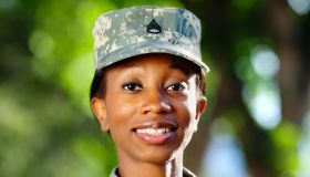 Female African American Soldier Series: Outdoor Portrait