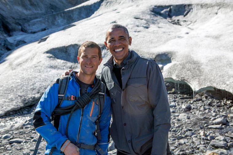 SEPTEMBER: President Obama is featured on the popular show, “Running Wild With Bear Grylls” Obama took the trip to highlight the importance of climate control.