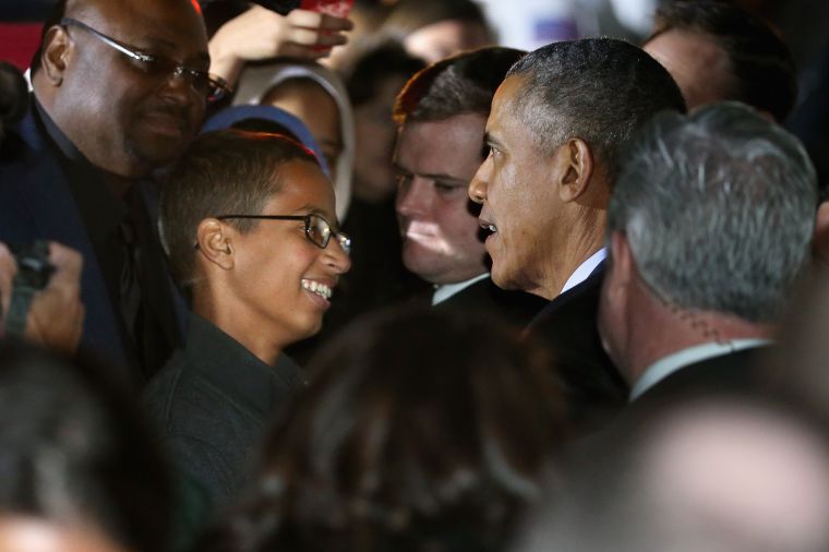 OCTOBER: President Obama meet with Ahmed Mohammed, the teenager who was detained by police Texas for his homemade clock. The president stood by the teen, who many believe was the victim of Islamaphobia.