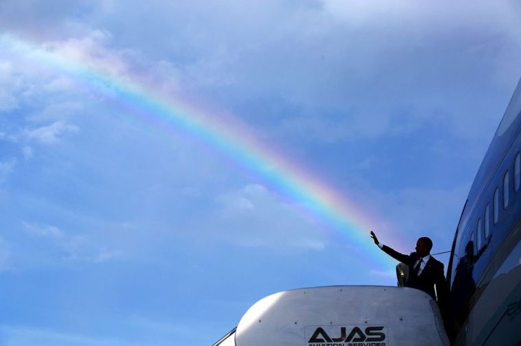 APRIL: President Obama arrives in Jamaica to meet with the 15-member Caribbean Community. His trip marked a first for the sitting president and second since the country’s independence.
