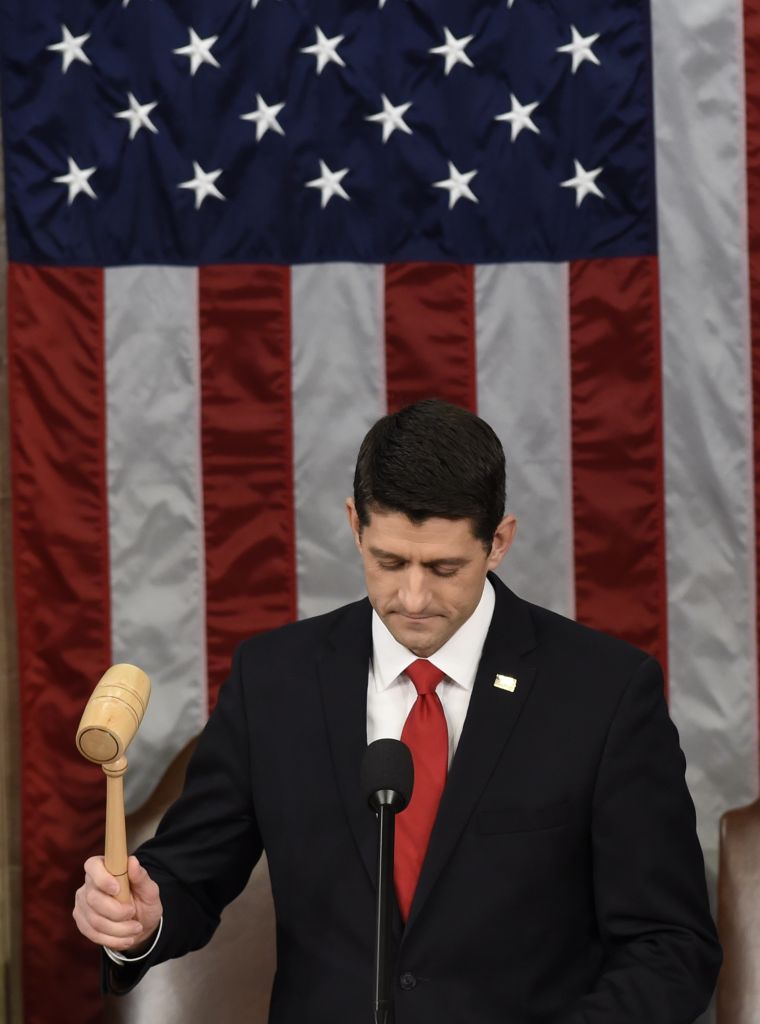 Obama shared his final State of the Union address with Paul Ryan, the new speaker of the house.