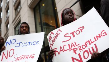 Protest Organized Against Barney's Over Recent Racial Profiling Of Shoppers