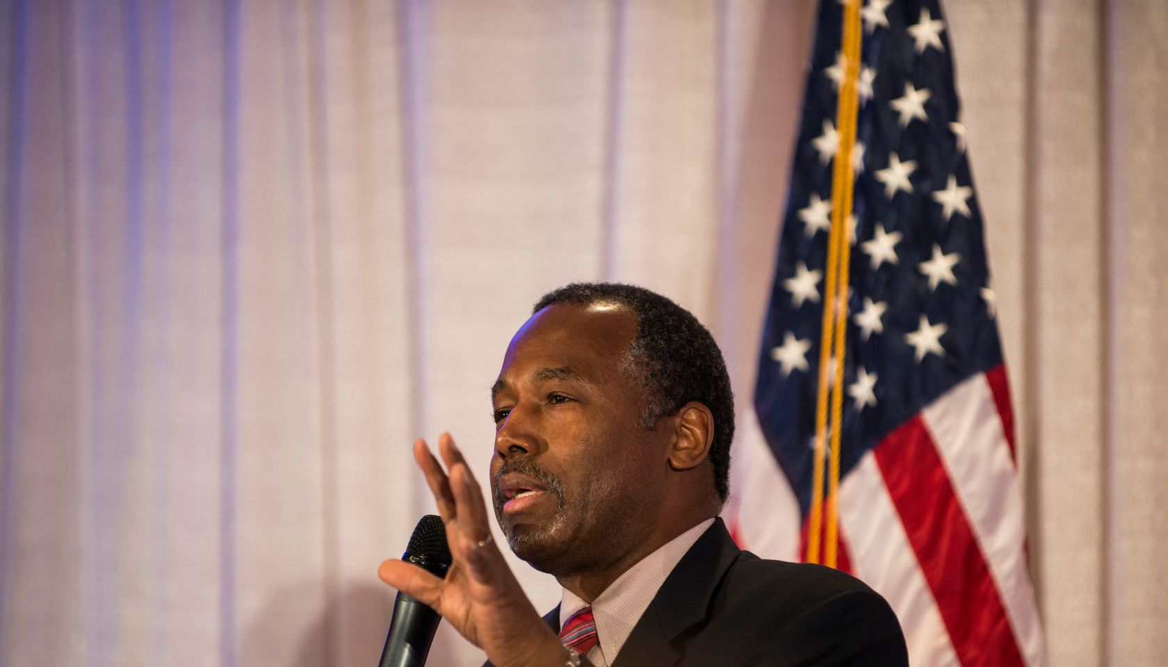 Ben Carson Holds Caucus Night Party In Iowa