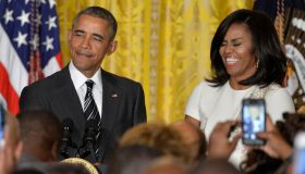 President Obama and First Lady Address Reception For Black History Month