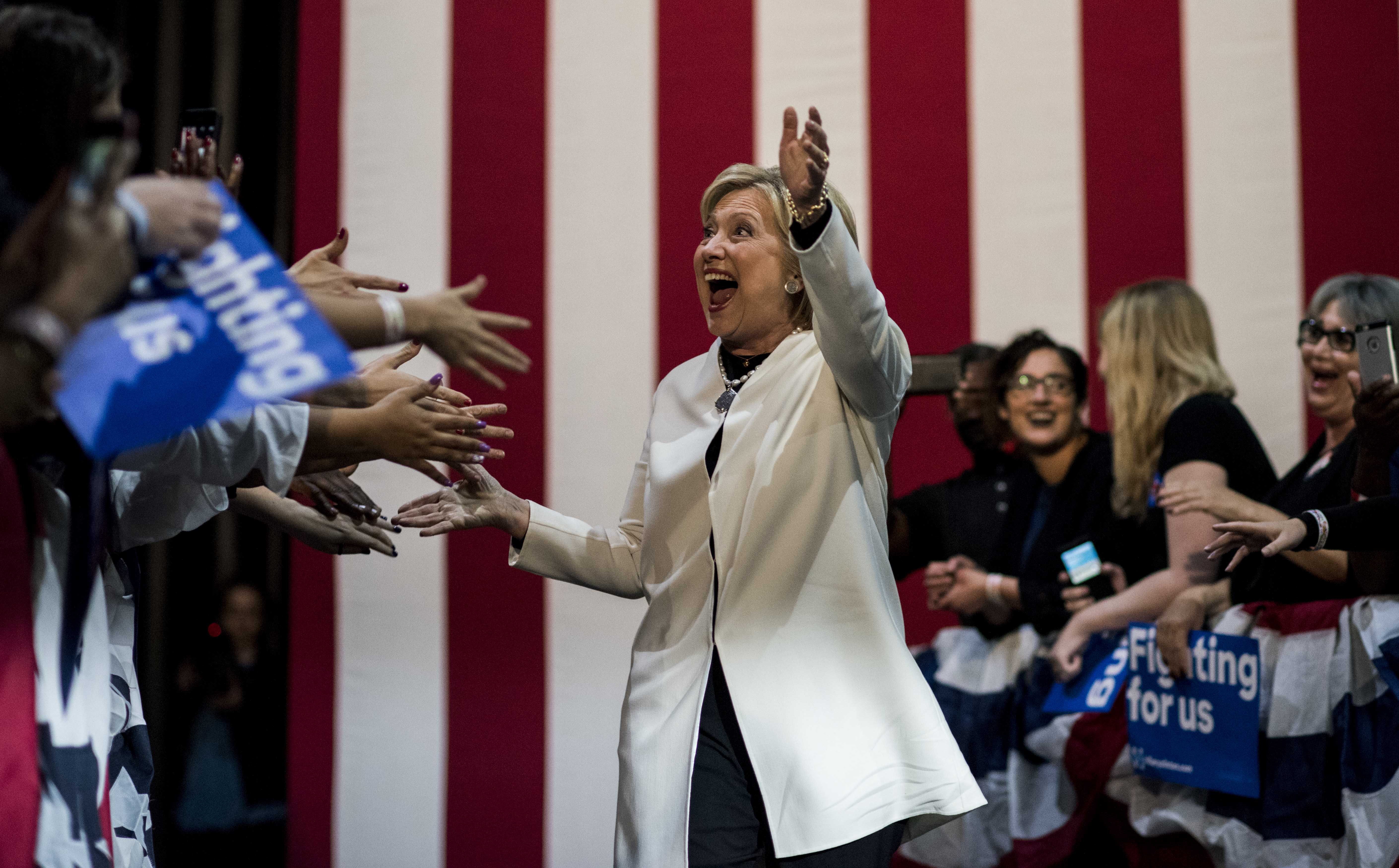 Former Secretary of State Hillary Clinton