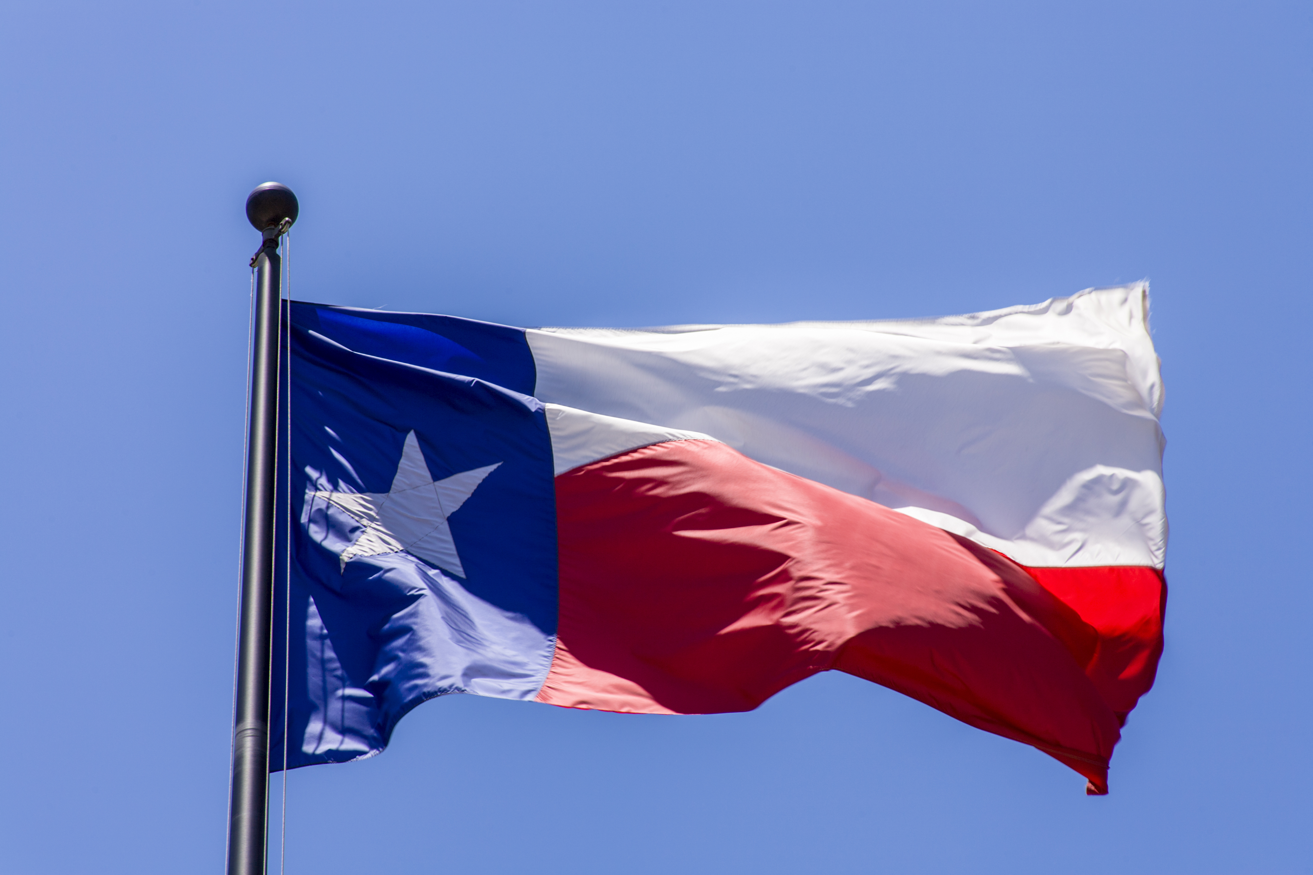 Texas Flag, Austin, Texas, USA