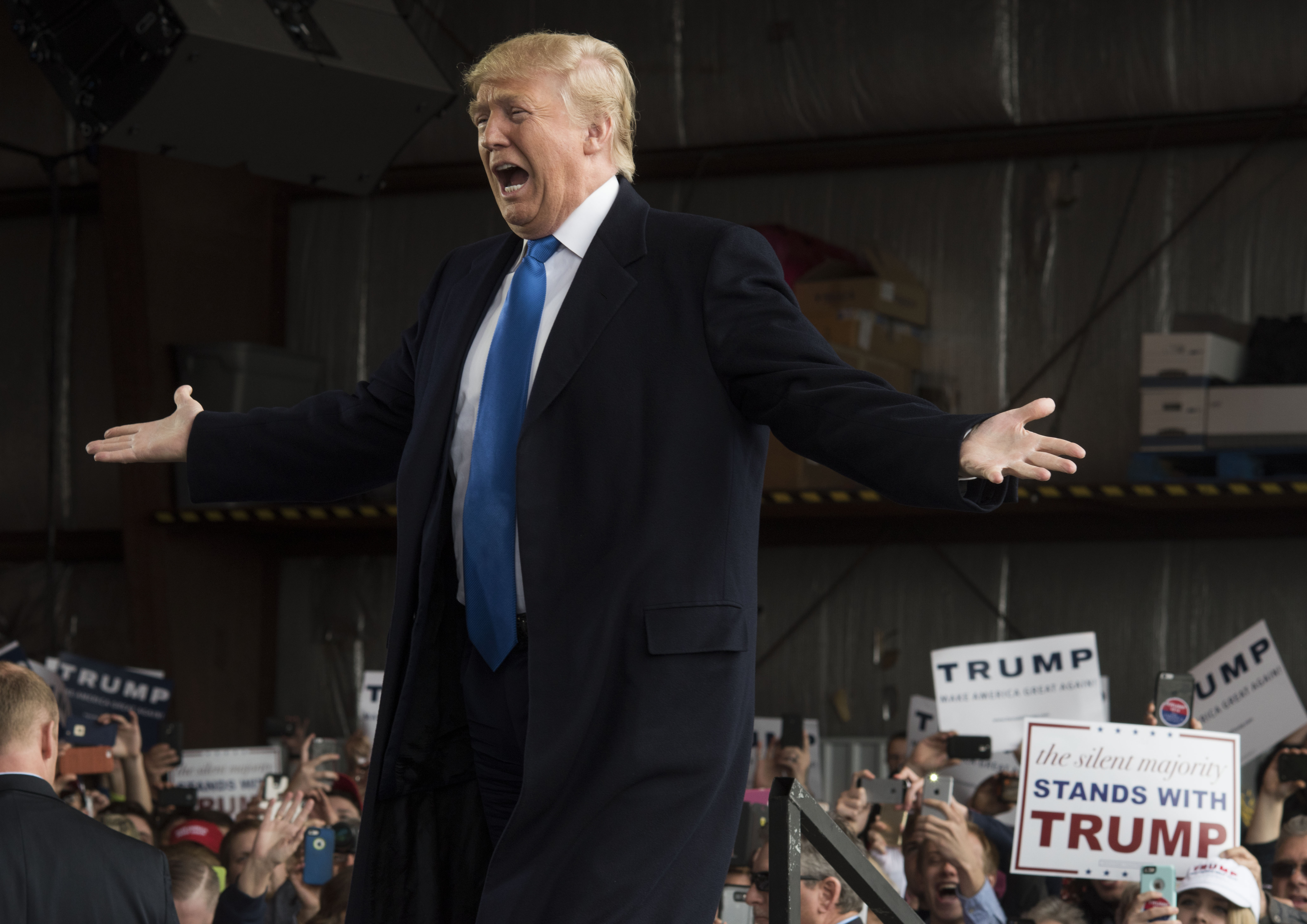 Presidential Candidate Donald Trump Campaign Rally in Vandalia, Ohio