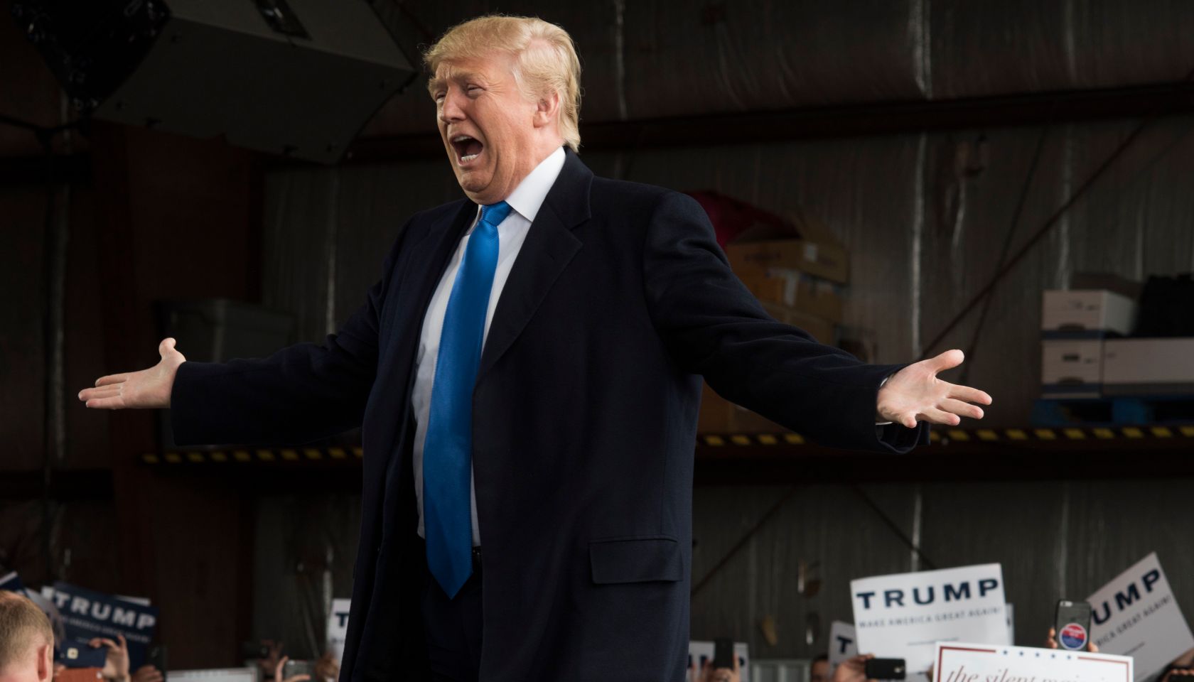 Presidential Candidate Donald Trump Campaign Rally in Vandalia, Ohio