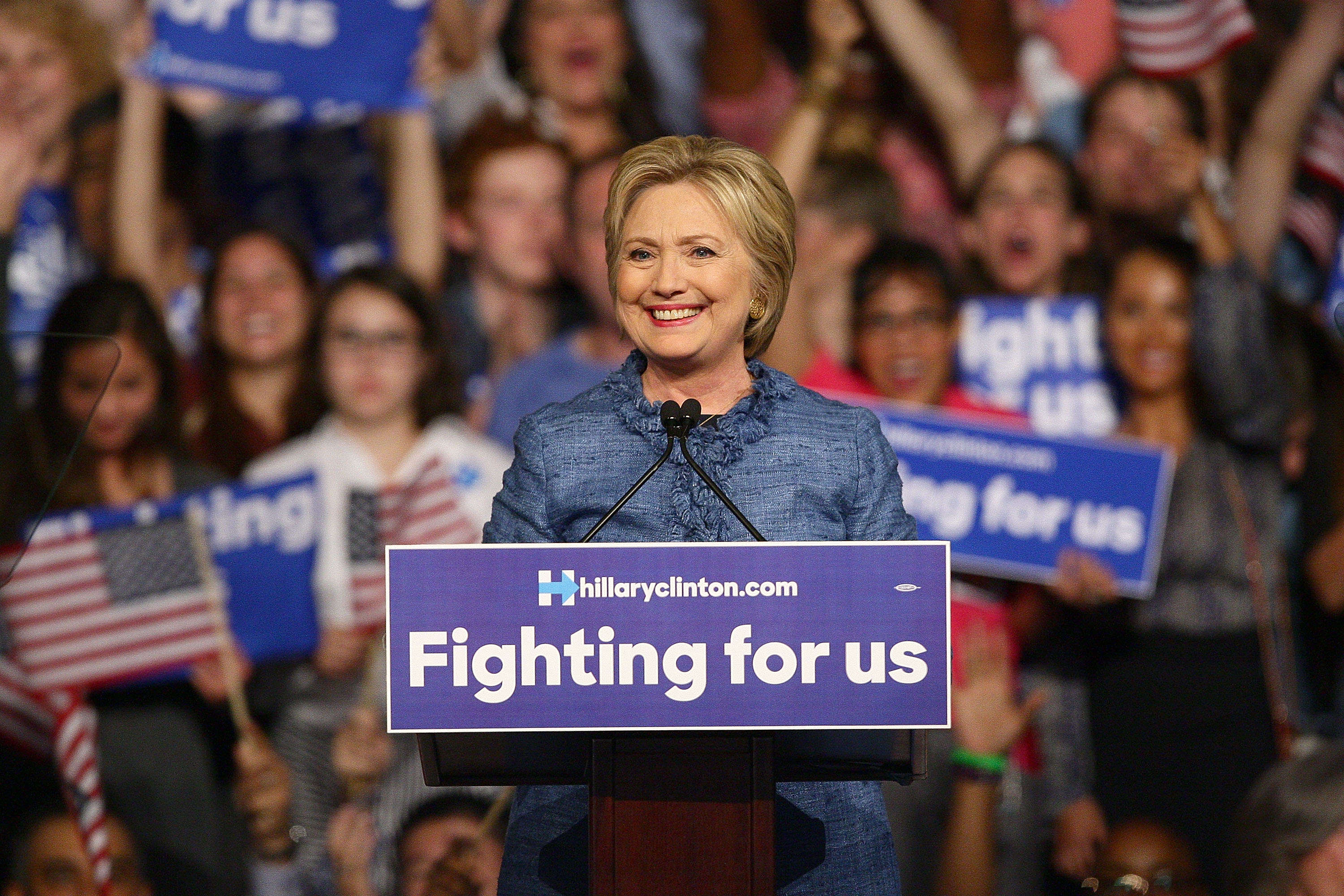 Hillary Clinton Primary Night Event In Miami